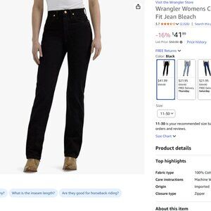 Wrangler Womens Cowboy Cut Slim Fit Jean